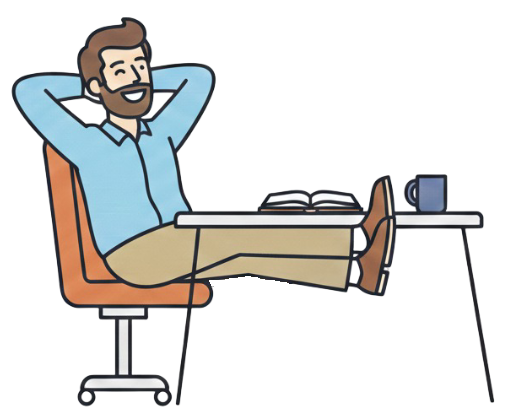 Happy customer illustration